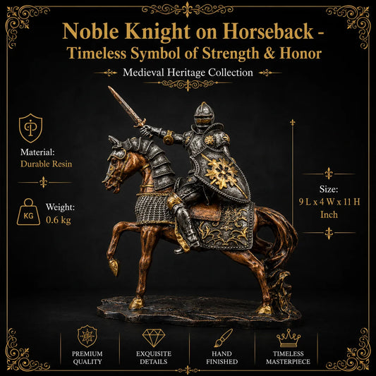 Royal Armored Knight on Horseback - Medieval Heritage Collection