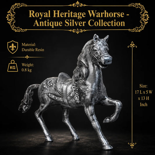 Royal Heritage Warhorse - Antique Silver Collection