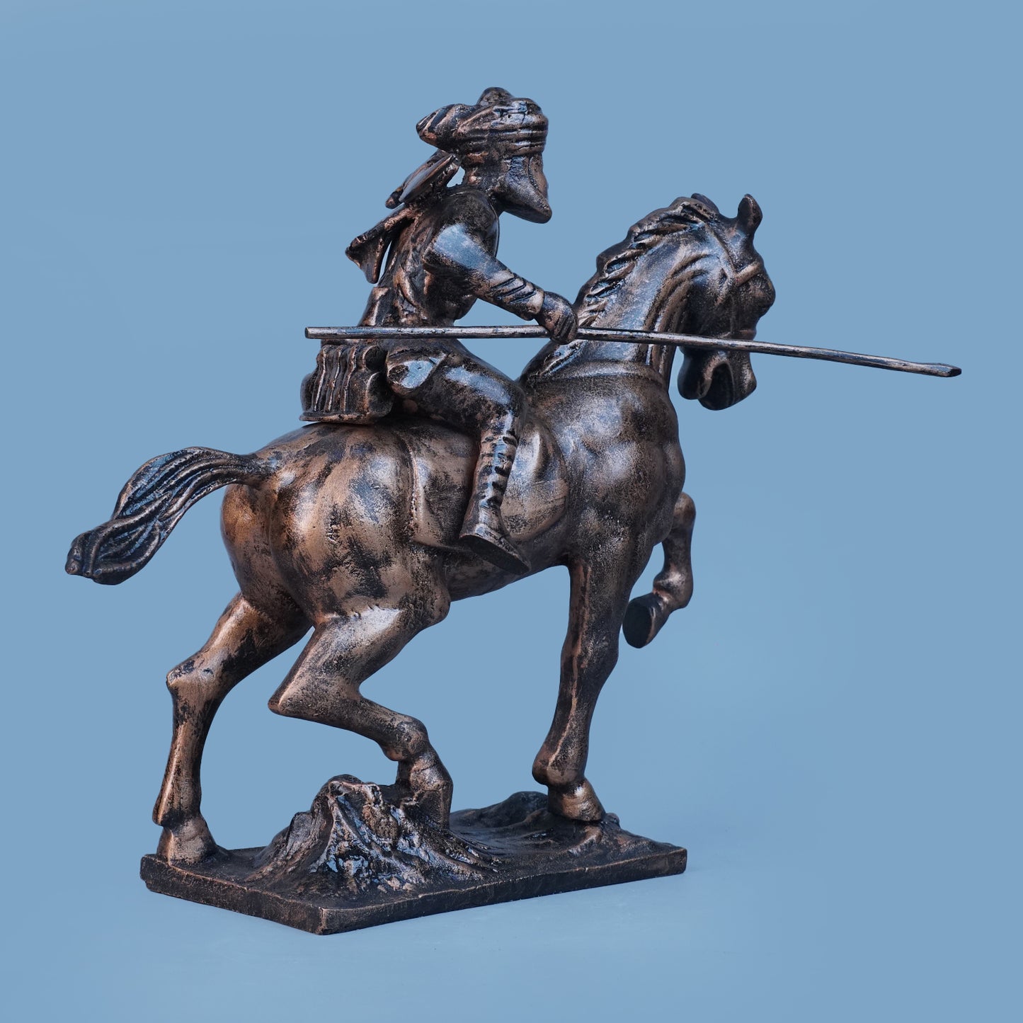 Royal Stallion of the Steppe - Antique Copper Collection