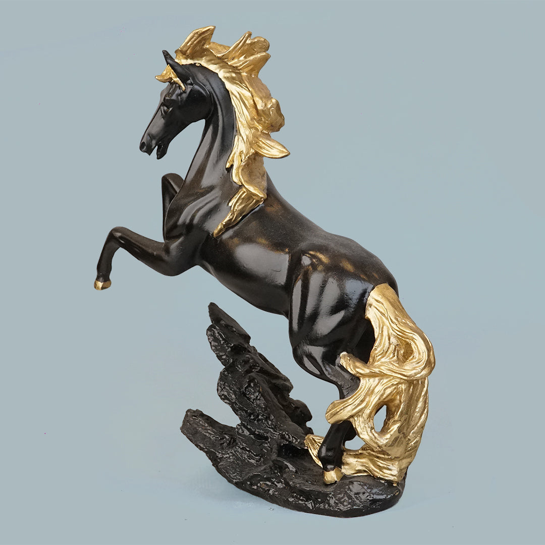 Royal Stallion of the Steppe - Onyx Black