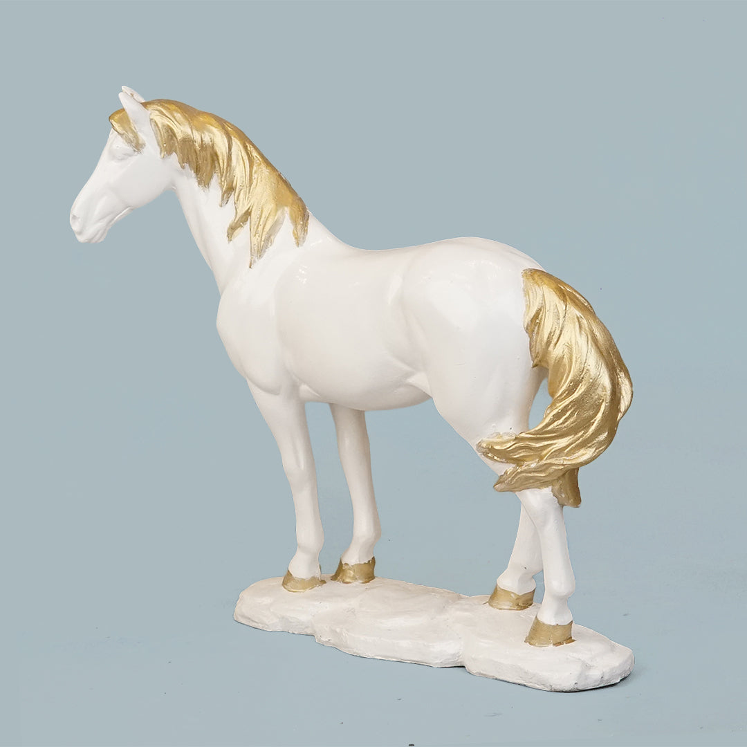 Royal Arabian Stallion - Alabaster White
