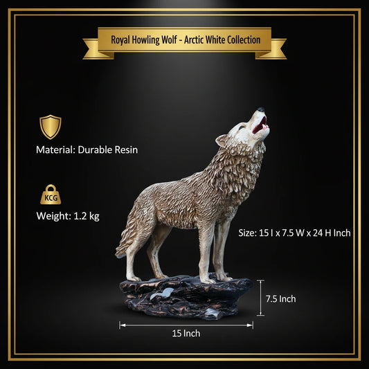Royal Howling Wolf - Arctic White Collection