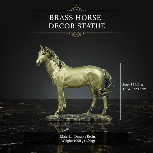 Brass Stalking Feline Decor Statue