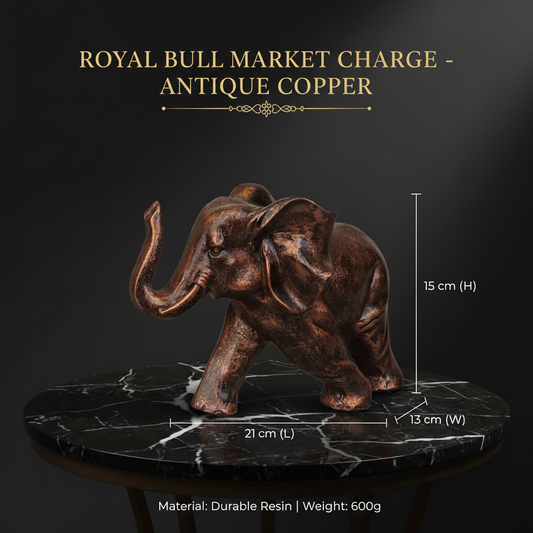 Royal Bull Market Charge - Antique Copper