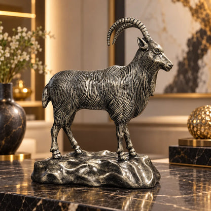 Royal Markhor of the Highlands - Antique Brass Collection