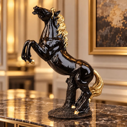 Royal Stallion of the Steppe - Black