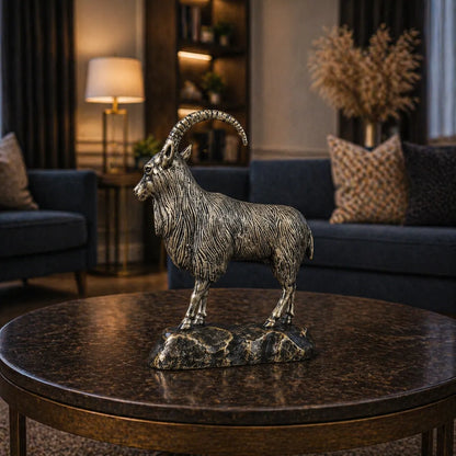 Royal Markhor of the Highlands - Antique Brass Collection