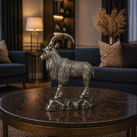 Royal Markhor of the Highlands - Antique Brass Collection