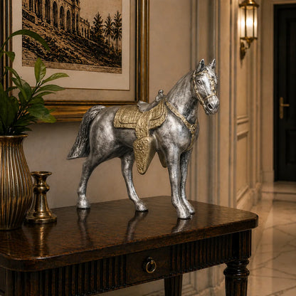 Royal Arabian Stallion - Antique Silver Collection