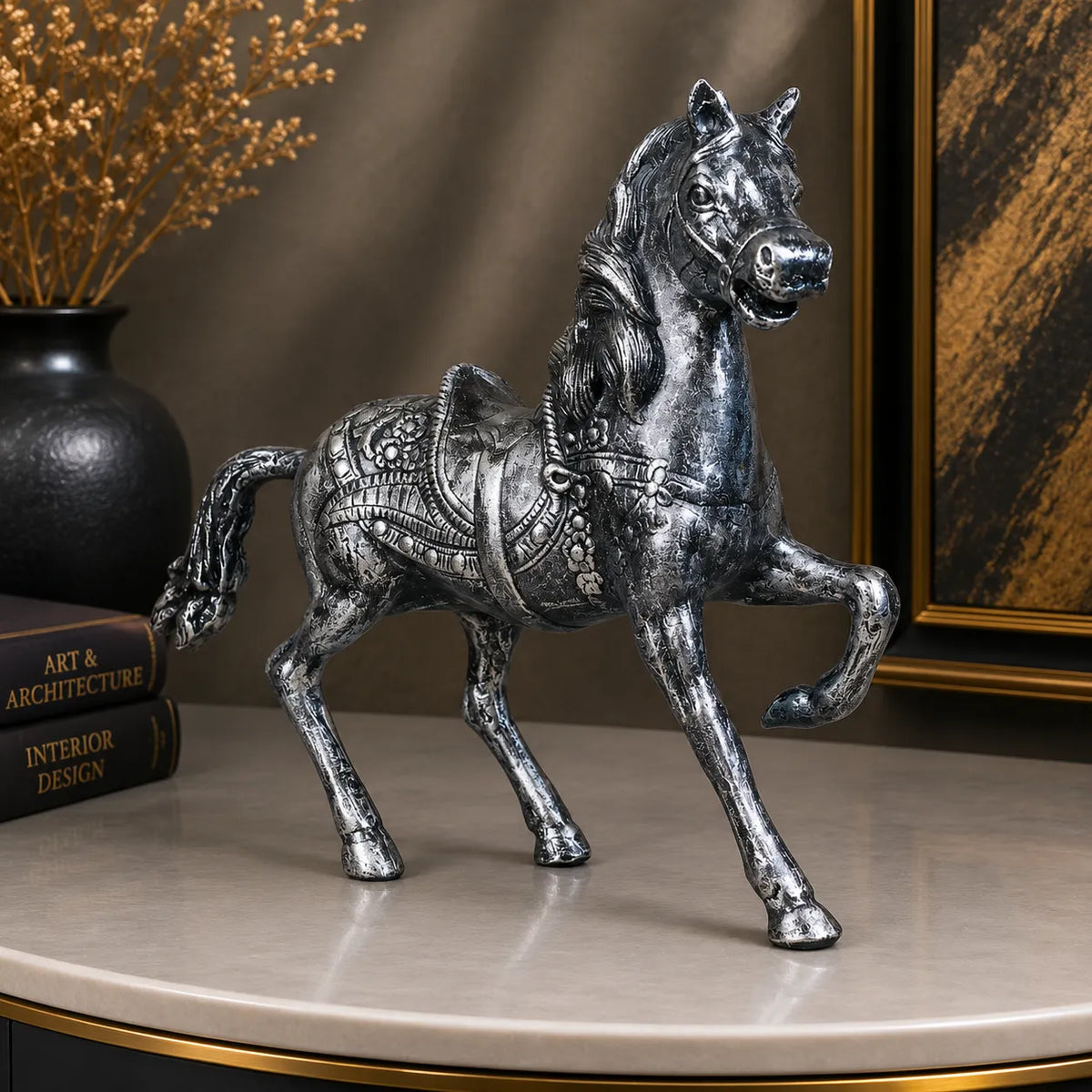 Royal Heritage Warhorse - Antique Silver Collection