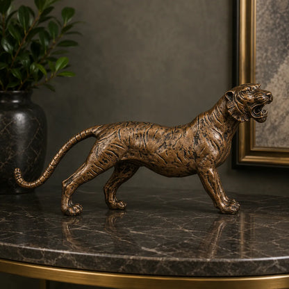 Royal Guardian Panther – Antique Copper Finish