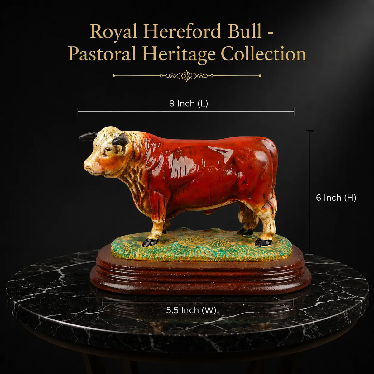 Royal Hereford Bull - Pastoral Heritage Collection