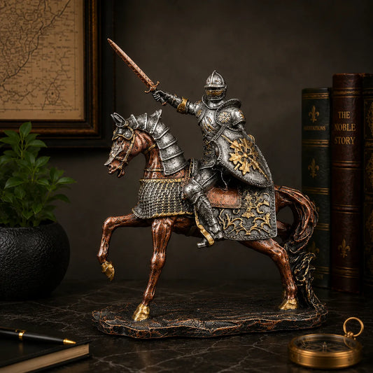 Royal Armored Knight on Horseback - Medieval Heritage Collection