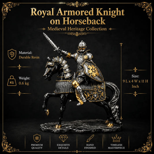 Royal Armored Knight on Horseback – Imperial Warrior Collection