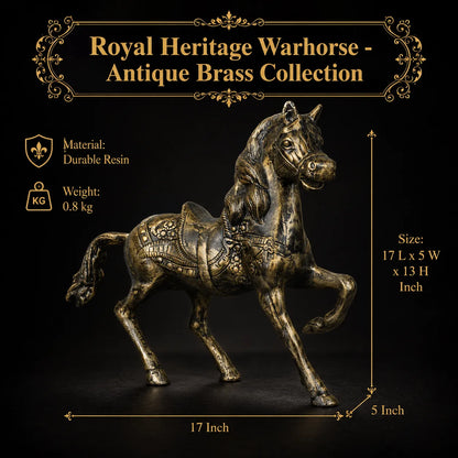 Royal Heritage Warhorse - Antique Brass Collection