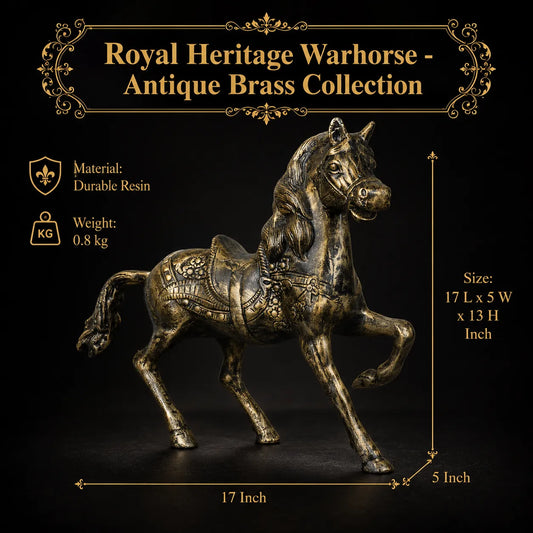 Royal Heritage Warhorse - Antique Brass Collection