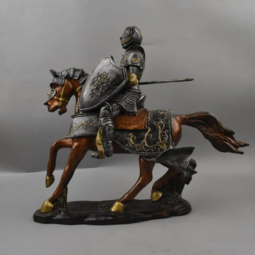 Royal Grand Armored Knight on Horseback - Medieval Heritage Collection