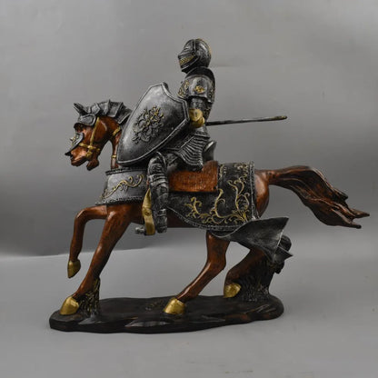 Royal Grand Armored Knight on Horseback - Medieval Heritage Collection