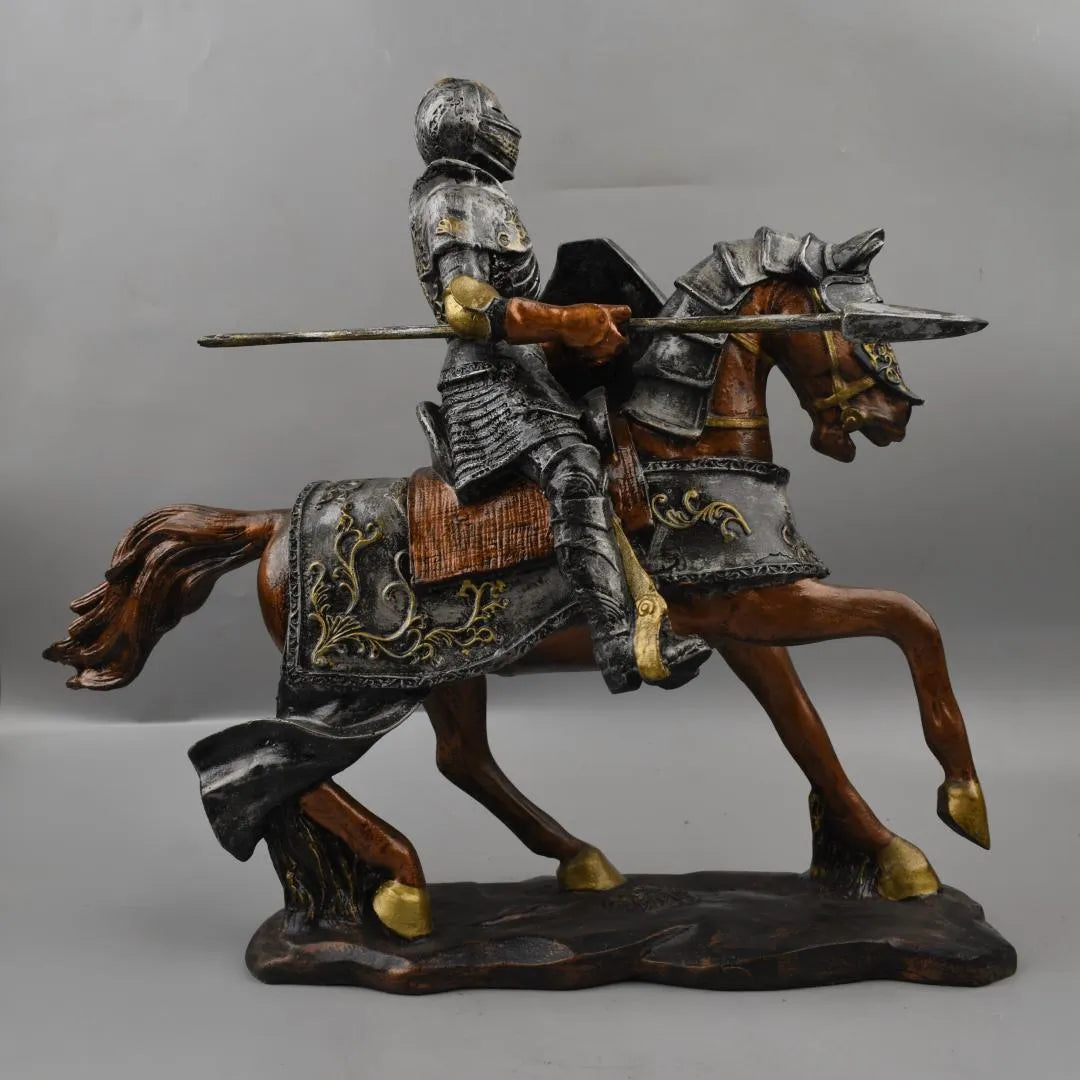 Royal Grand Armored Knight on Horseback - Medieval Heritage Collection