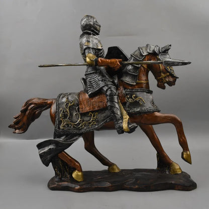 Royal Grand Armored Knight on Horseback - Medieval Heritage Collection