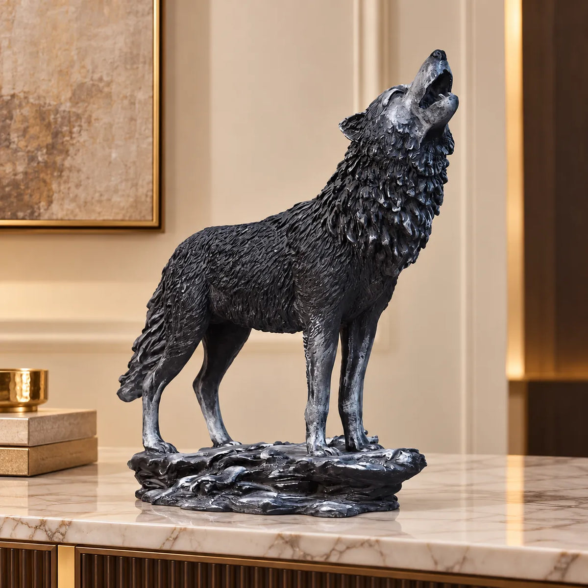 Royal Howling Wolf - Midnight Silver Collection