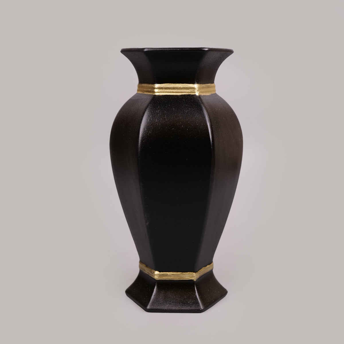 Royal Elegant Matching Vases - Black & Gold Collection
