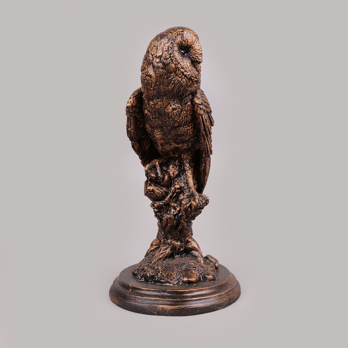 Royal Perched Owl - Antique Copper Collection