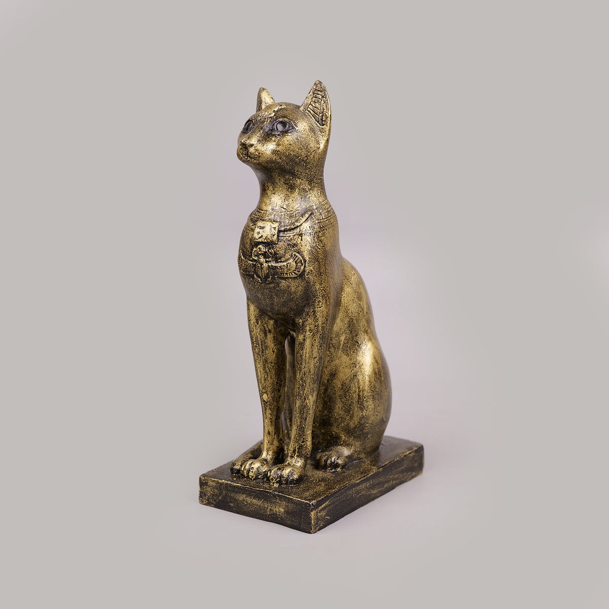 Royal Egyptian Bastet Cat - Antique Brass Collection