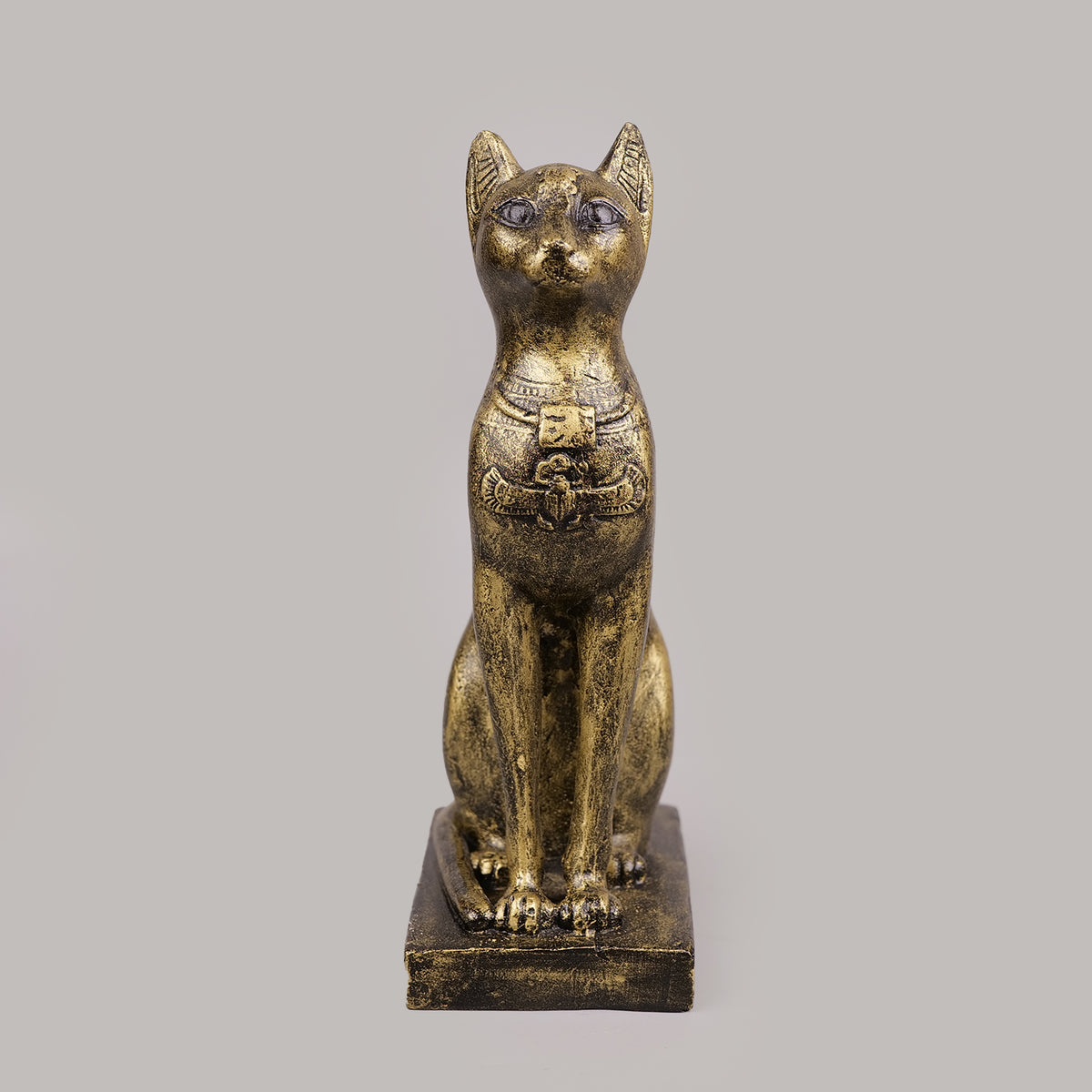 Royal Egyptian Bastet Cat - Antique Brass Collection
