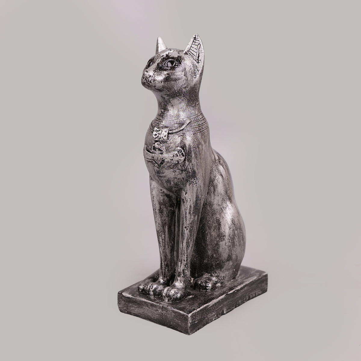 Royal Egyptian Bastet Cat - Antique Silver Collection