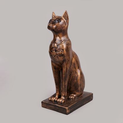 Royal Egyptian Bastet Cat - Antique Copper Collection
