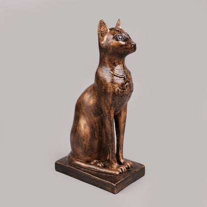 Royal Egyptian Bastet Cat - Antique Copper Collection