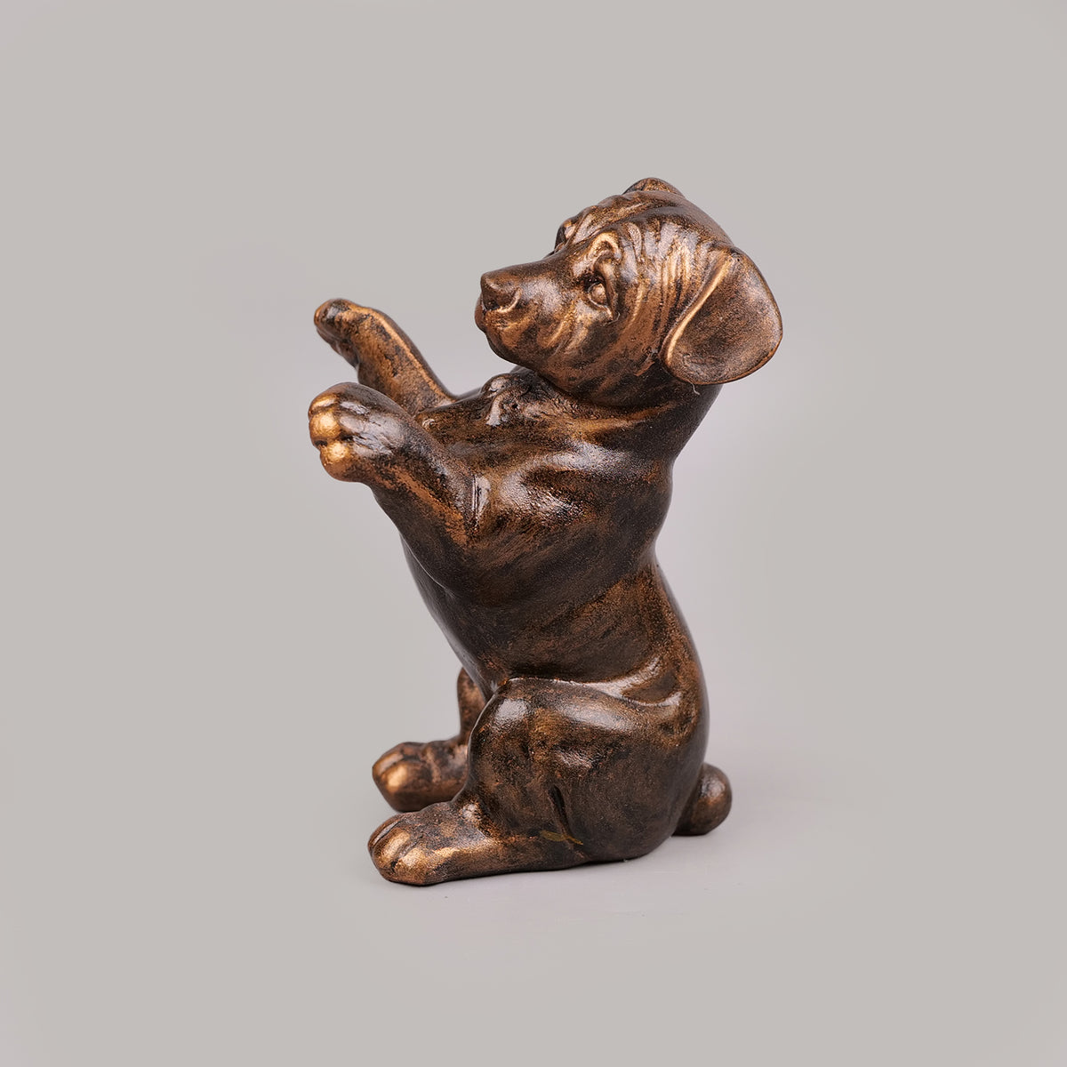 Royal Begging Puppy - Antique Copper Collection