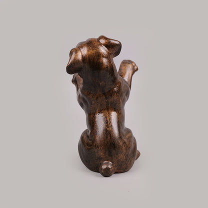 Royal Begging Puppy - Antique Copper Collection