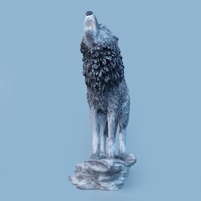 Royal Howling Wolf - Glacial Silver Collection