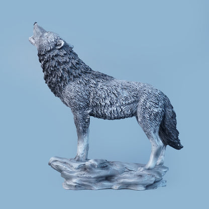 Royal Howling Wolf - Glacial Silver Collection