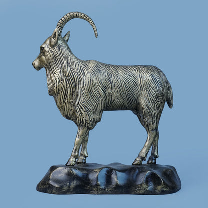 Royal Markhor of the Highlands - Antique Brass Collection