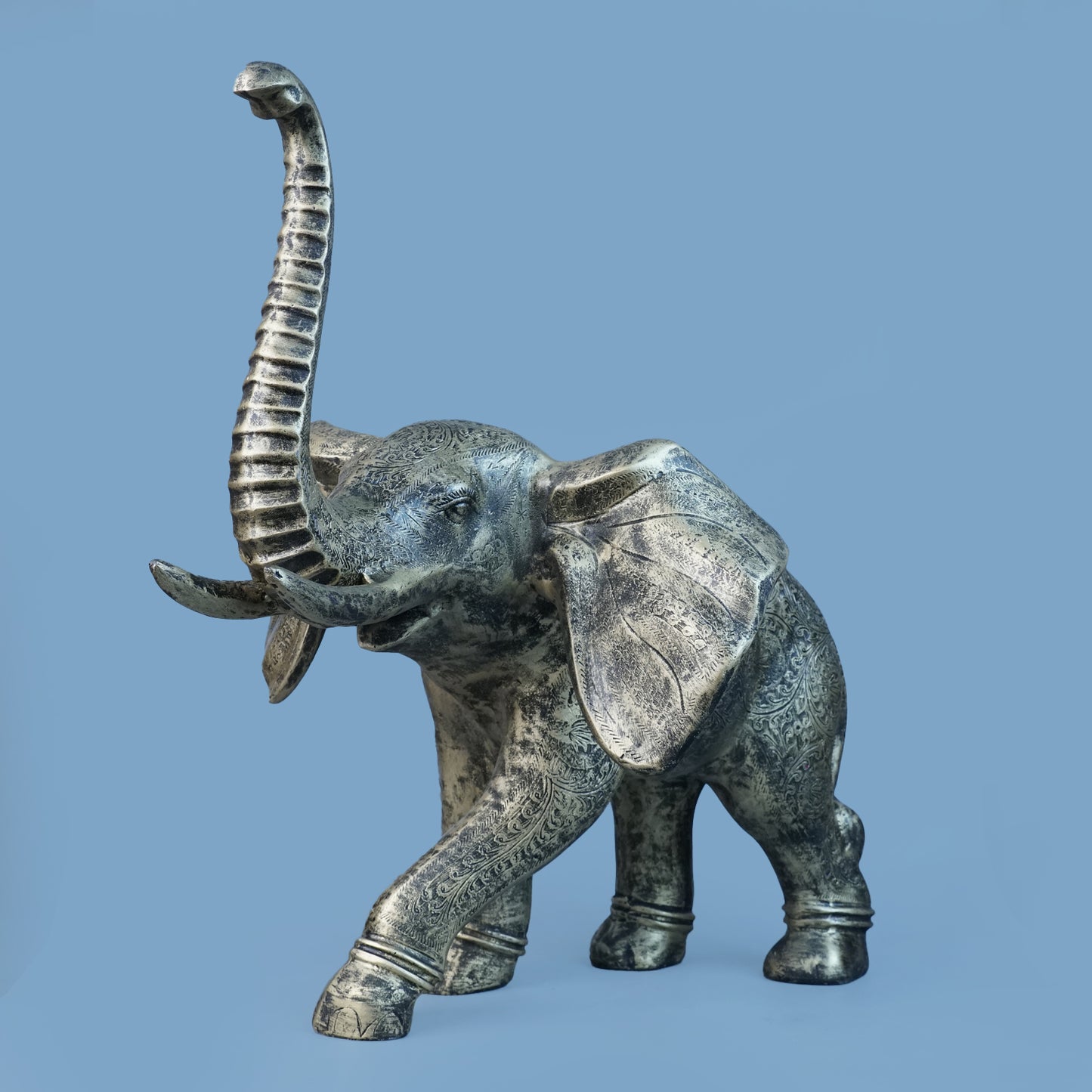 Royal Majestic Elephant - Antique Brass Collection