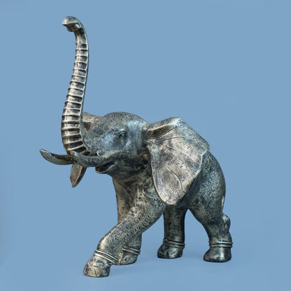 Royal Majestic Elephant - Antique Brass Collection