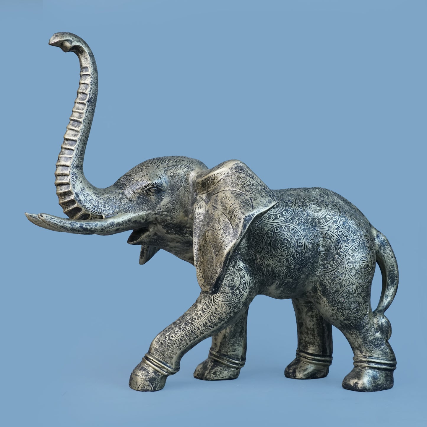 Royal Majestic Elephant - Antique Brass Collection