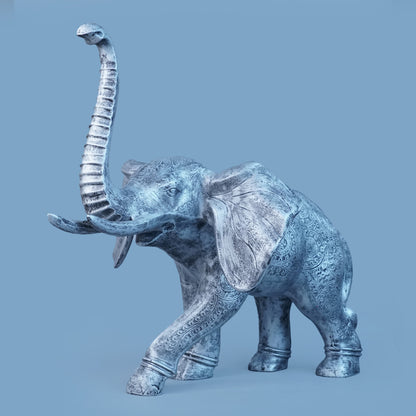 Royal Majestic Elephant - Antique Silver Collection