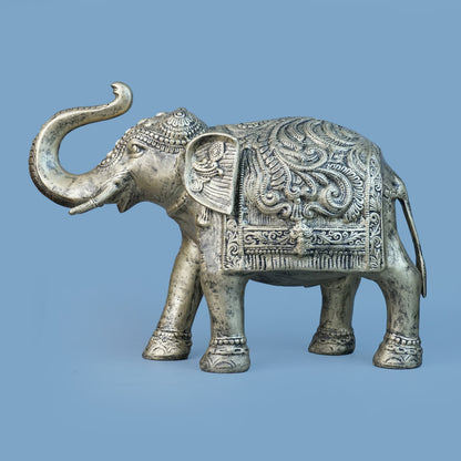 Royal Ceremonial Elephant - Antique Brass Collection