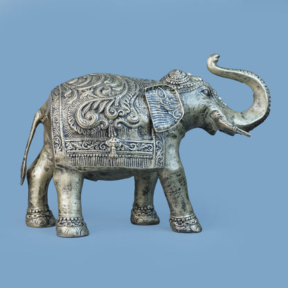 Royal Ceremonial Elephant - Antique Brass Collection