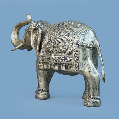 Royal Ceremonial Elephant - Antique Brass Collection