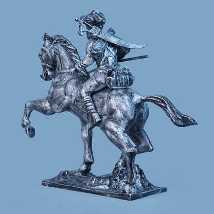 Royal Stallion of the Steppe - Antique Silver Collection