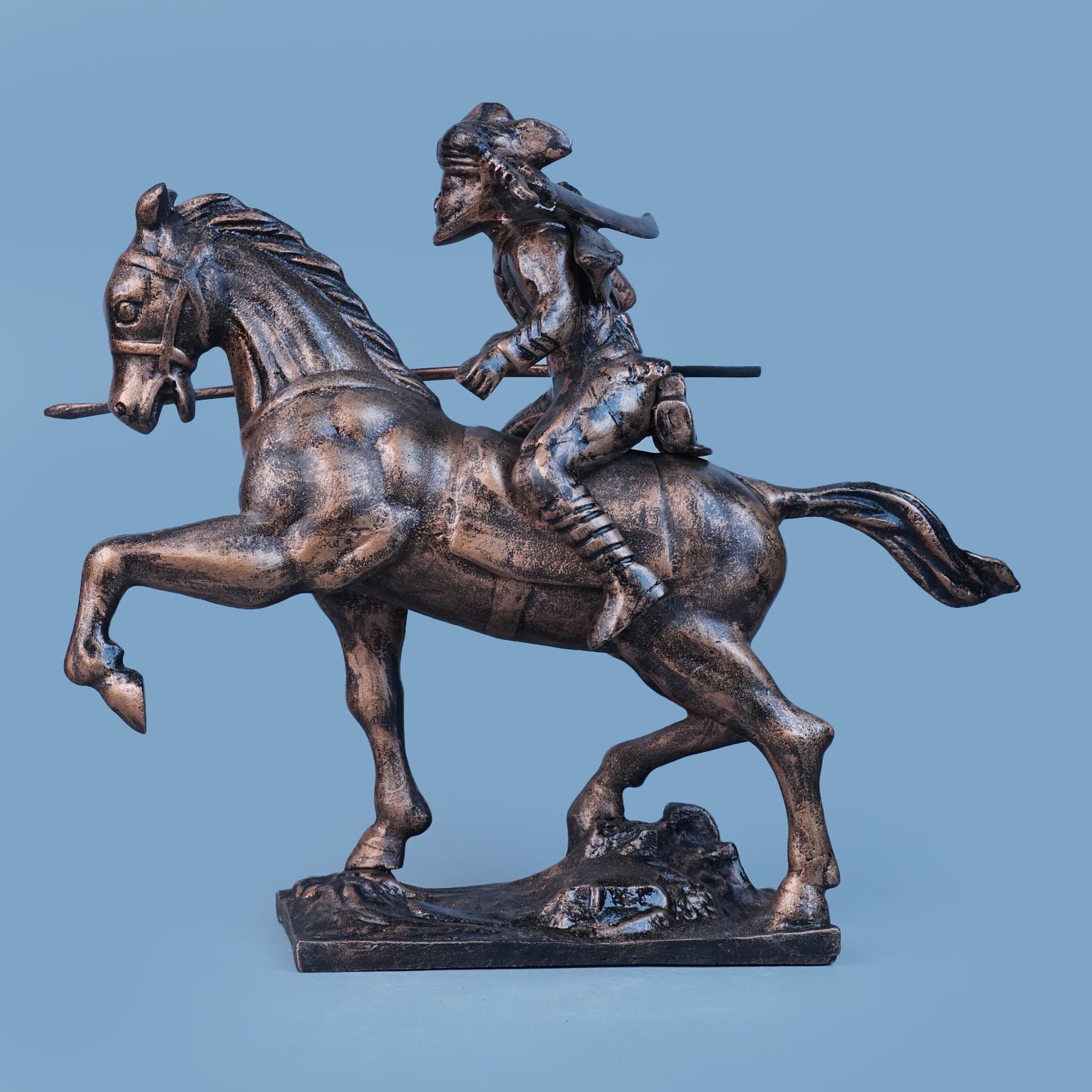 Royal Stallion of the Steppe - Antique Copper Collection