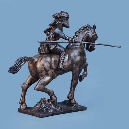 Royal Stallion of the Steppe - Antique Copper Collection