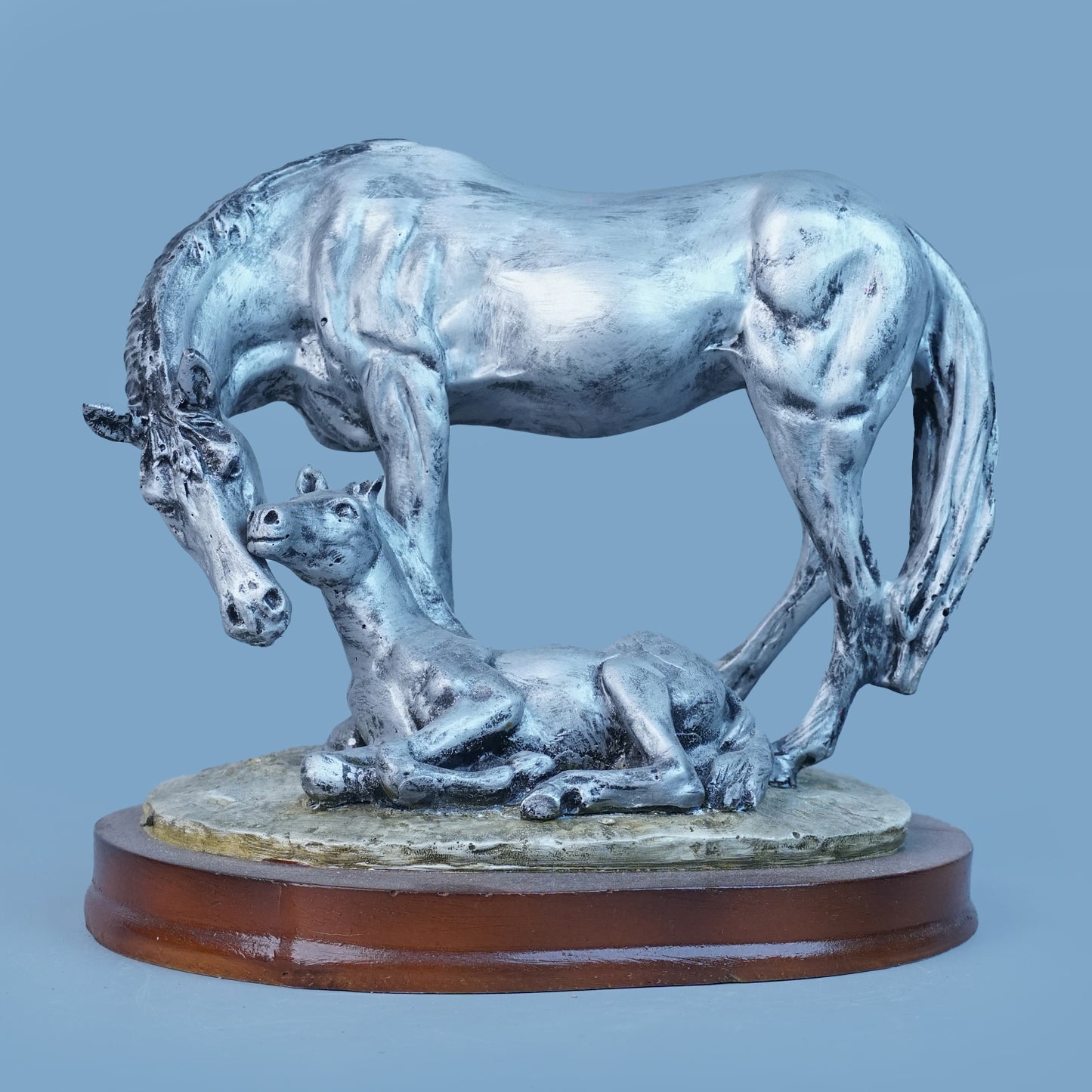 Royal Companionship Statue - Antique Silver Collection
