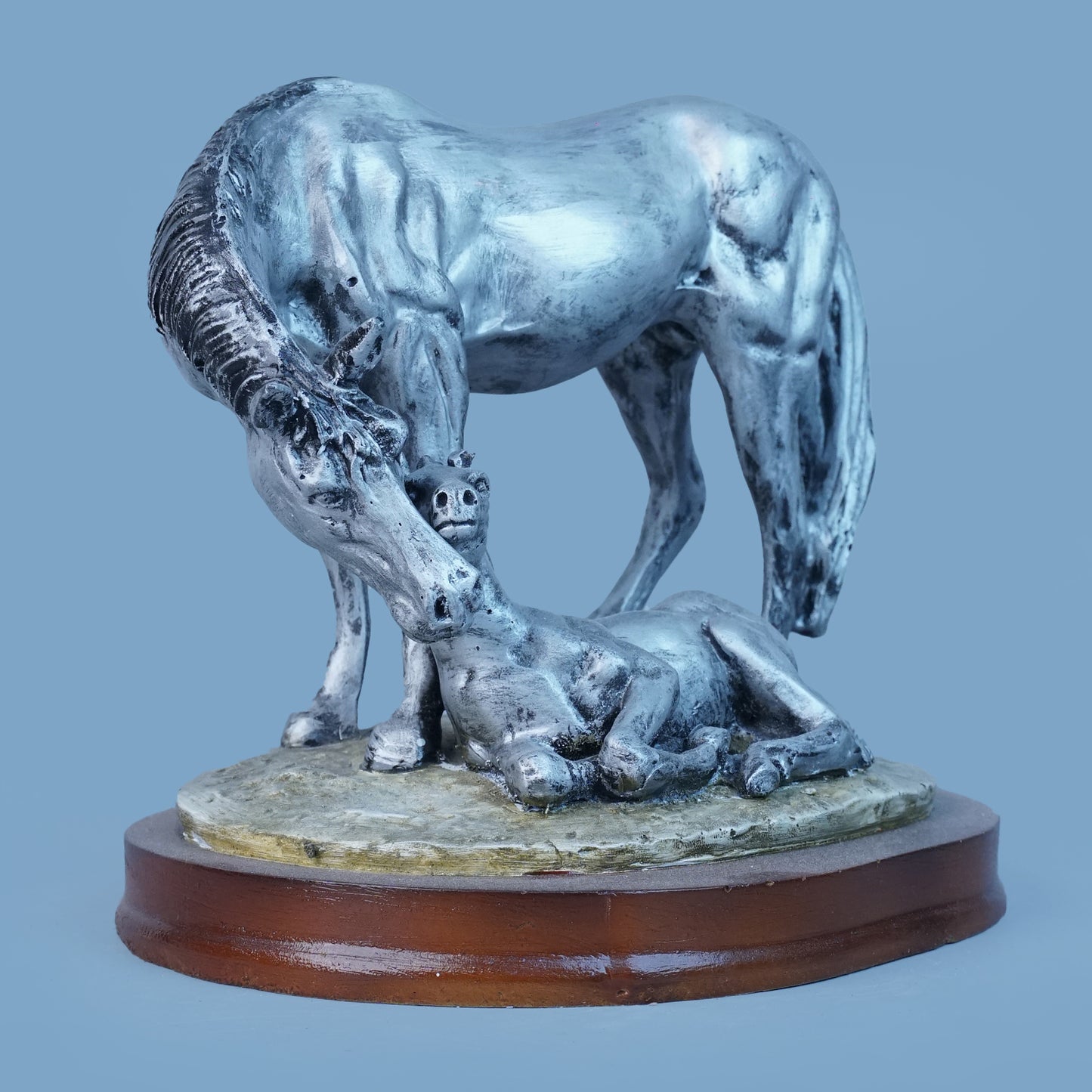 Royal Companionship Statue - Antique Silver Collection