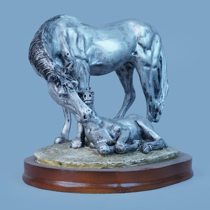Royal Companionship Statue - Antique Silver Collection